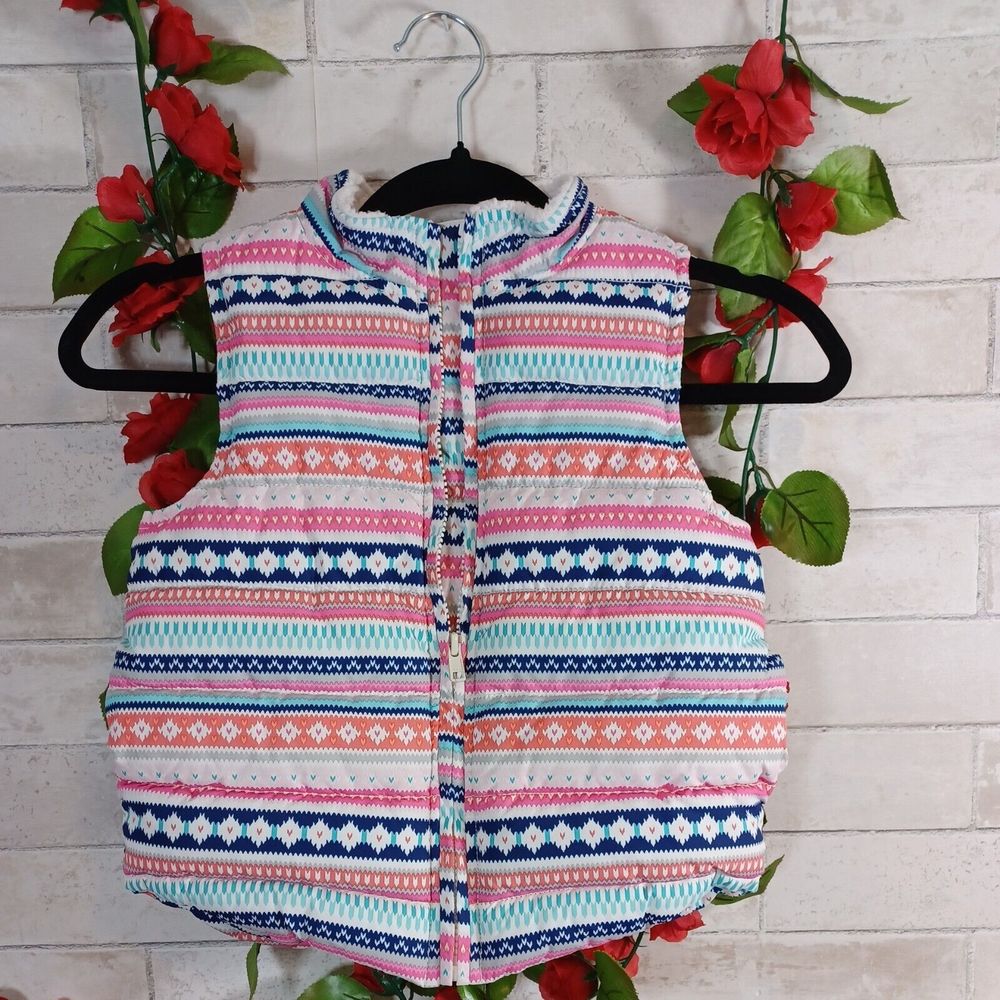 Gymboree girls puffer vest size small